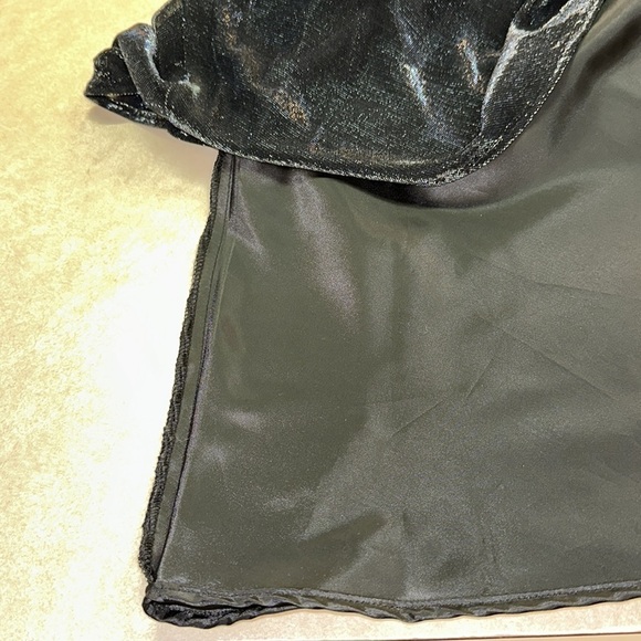 Jump Apparel Co by Wendye Choitin Spaghetti Strap Shimmer Whimsigoth Gown 9/10 - Picture 10 of 11